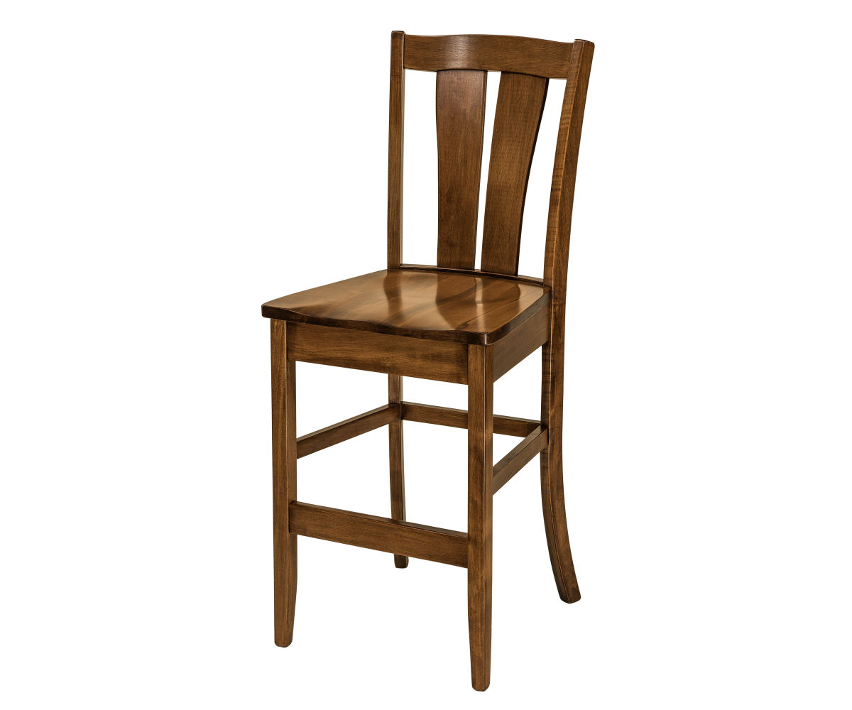 Brawley Stationary Bar Stool Amish Traditions Fine Furniture