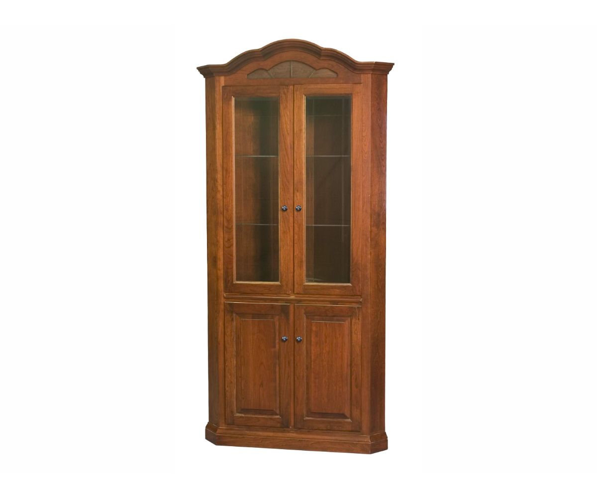 Legacy Corner Hutch Amish Traditions Fine Furniture