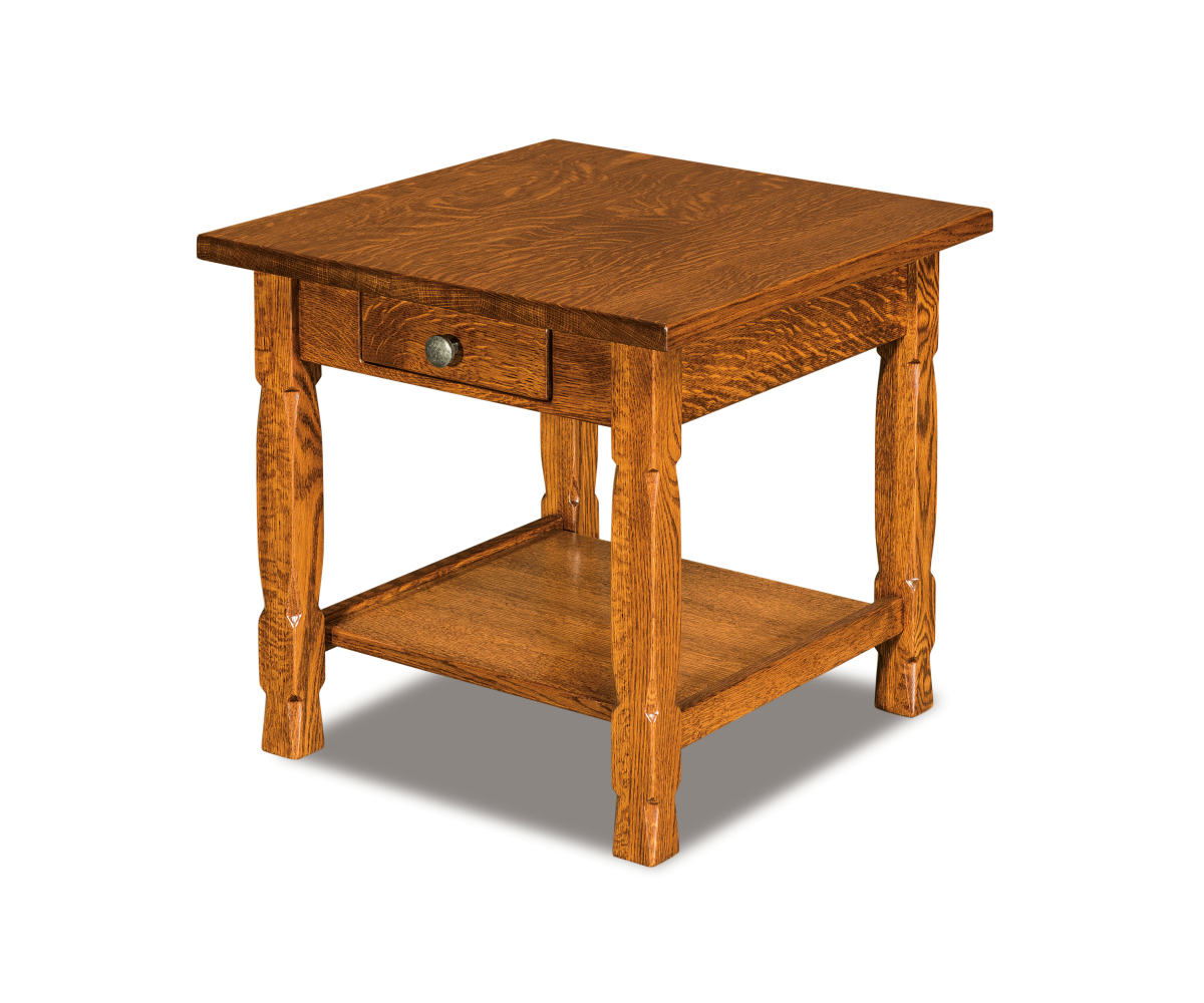 Rock Island End Table Amish Traditions Fine Furniture