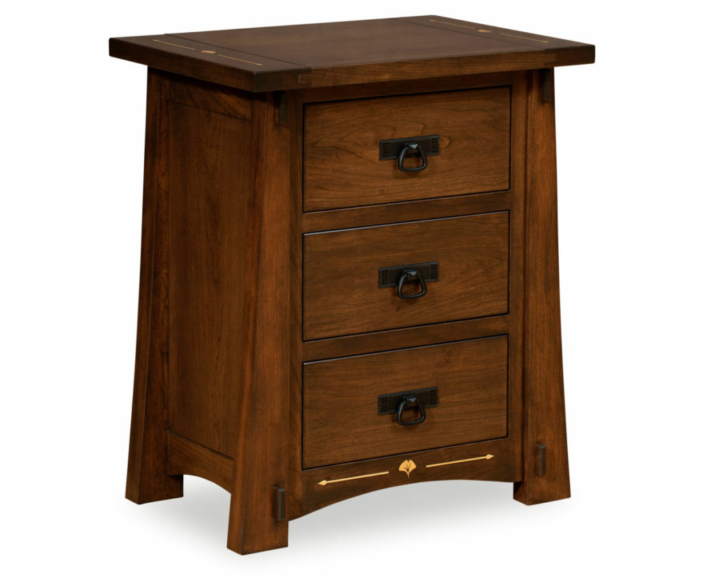 Castlebrook 3Drawer Night Stand Amish Traditions Fine Furniture