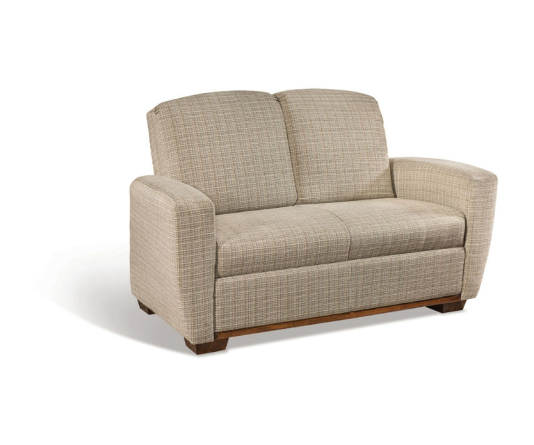 Lux Wall Hugging Reclining Loveseat Amish Traditions Fine Furniture