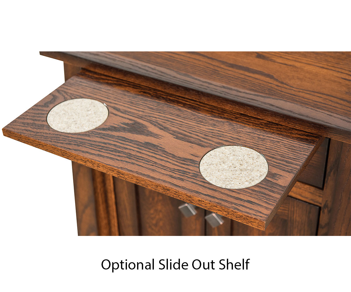 Vandalia 2 Drawer Open Nightstand - Image 4