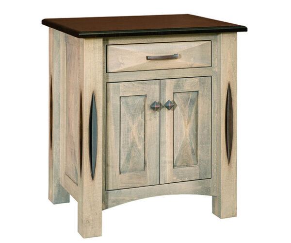 Ravena 2 Door 1 Drawer Nightstand