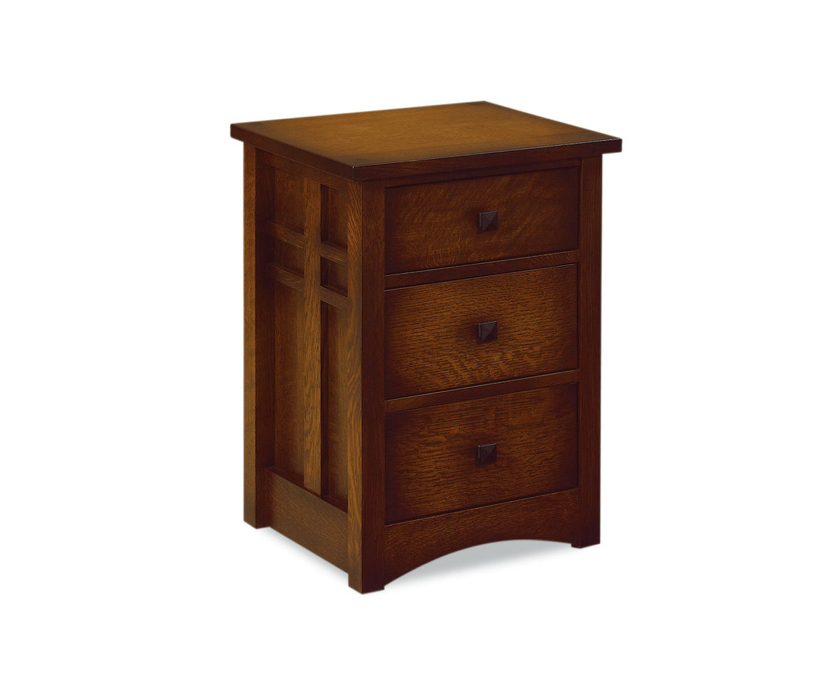 Kascade 3 Drawer Nightstand