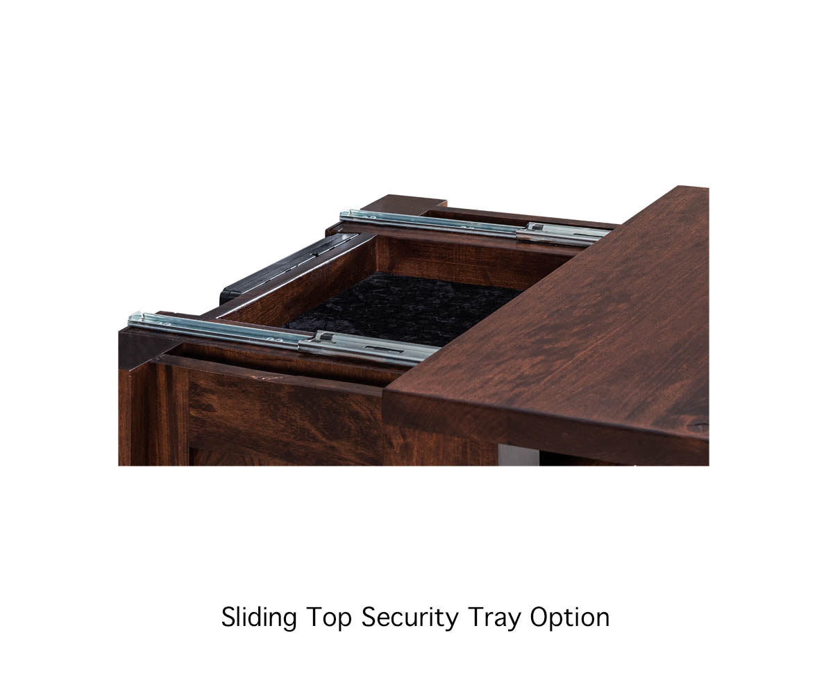 Heritage 3 Drawer Open Nightstand - Image 2