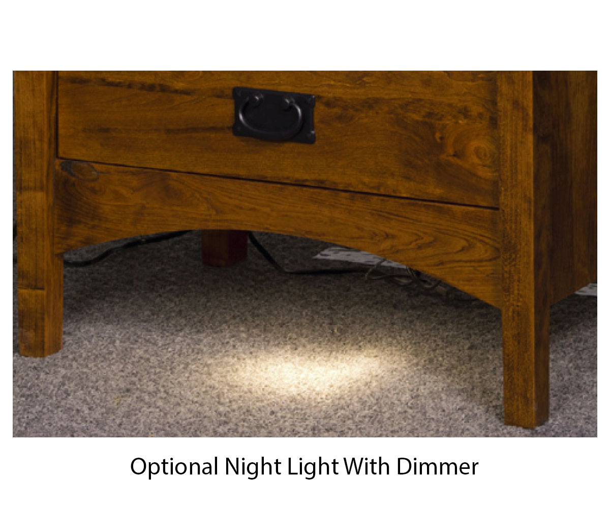 Bel Aire 3 Drawer Nightstand - Image 3