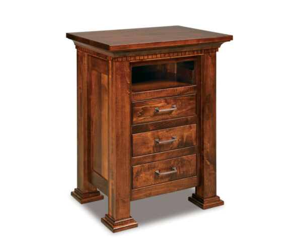 Empire 3 Drawer Nightstand With Opening